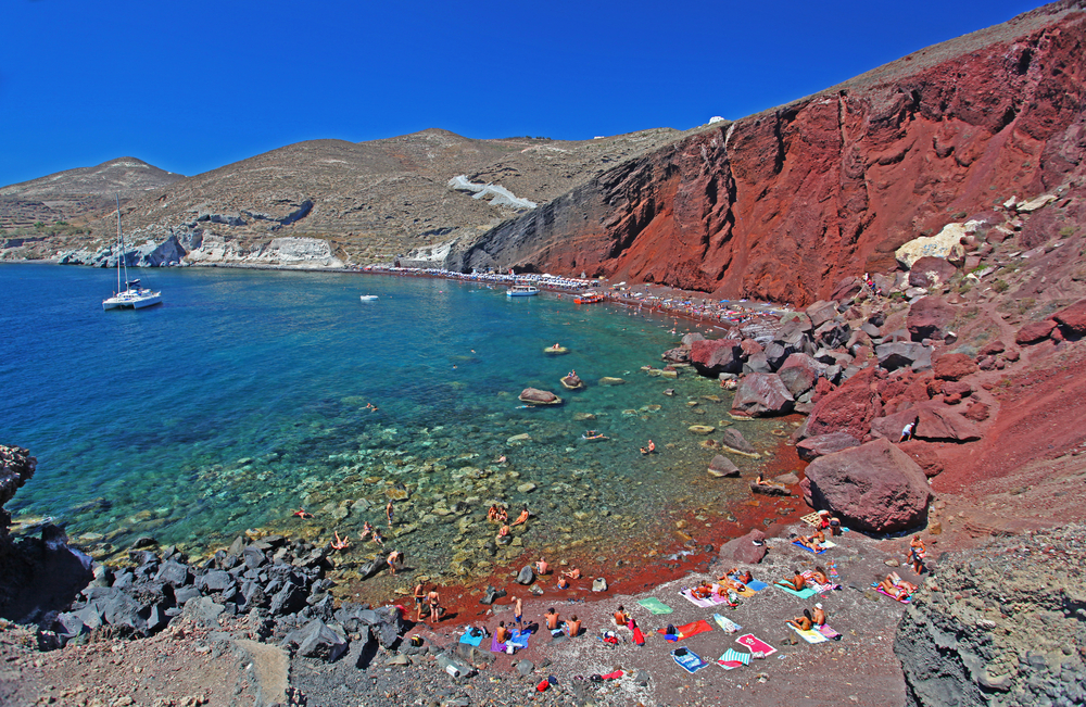 Red beach Santorini