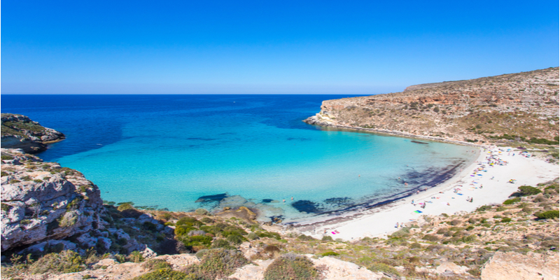 Spiagge bianche in Italia