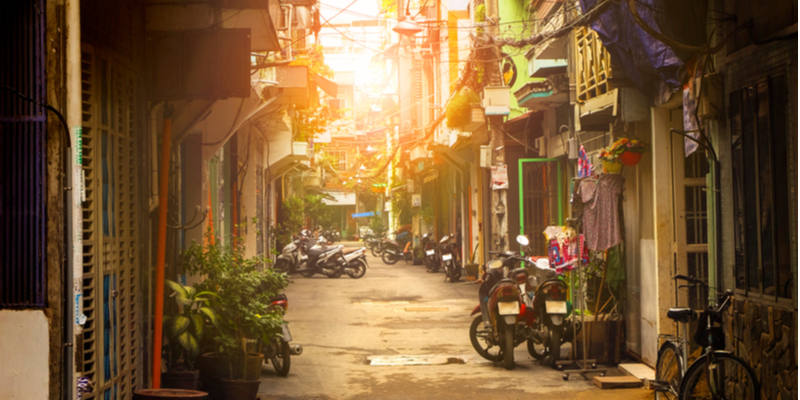 Stradine di Ho Chi Minh City 