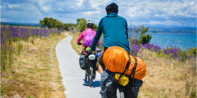 Coppia di cicloturisti