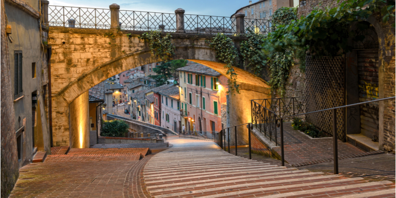 Perugia, Via dell'Acquedotto