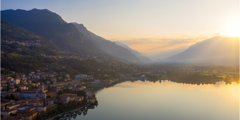 Lovere, panorama sul Lago d'Iseo