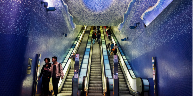 Napoli: stazione metro Toledo