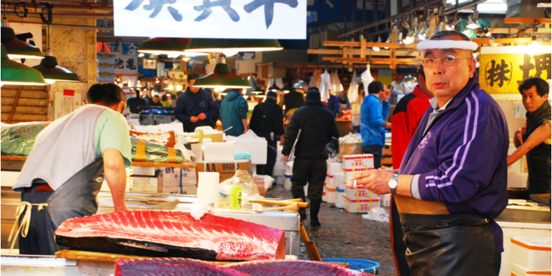 Tsukiji market, Tokyo