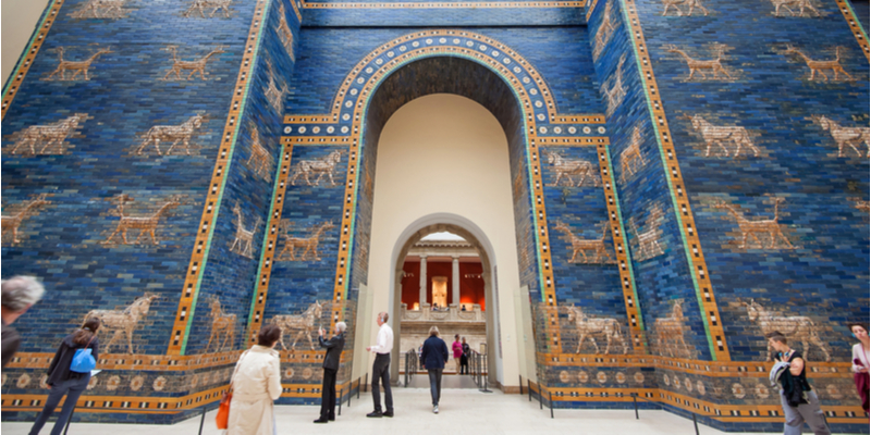Babylonian city wall in Pergamon museum