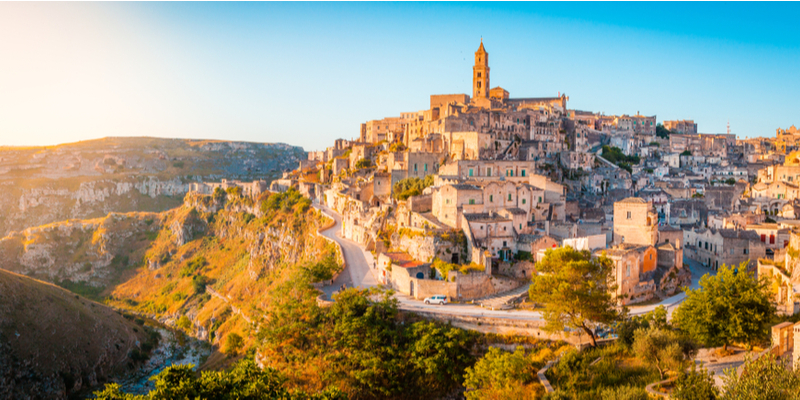 Panoramica sui Sassi di Matera