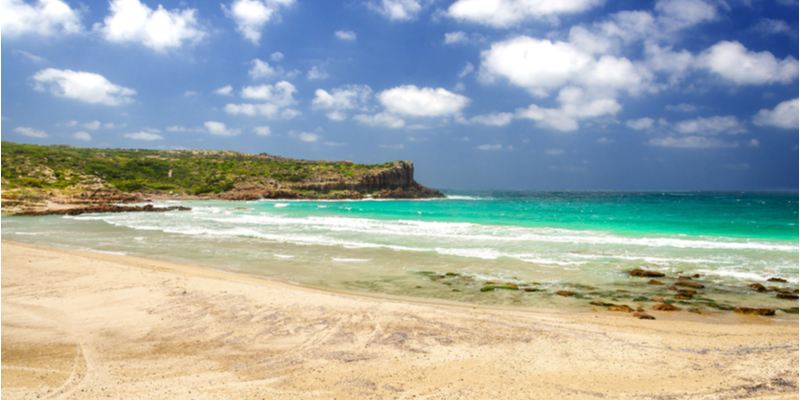 Carloforte, La Caletta Beach