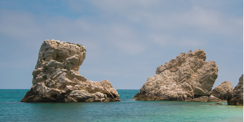 Spiaggia delle due Sorelle 