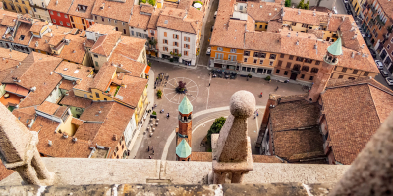 Vista di Cremona dal Torrazzo
