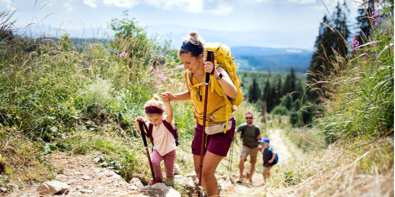 Trekking con bambini